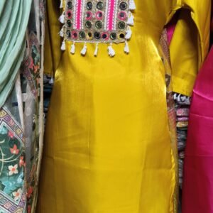 Yellow Kurta Pant Set